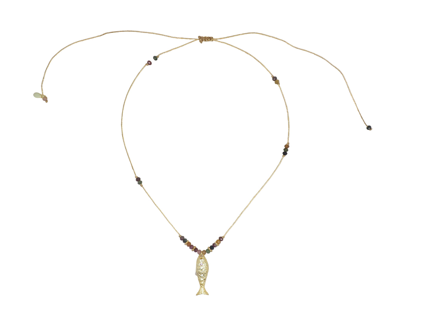 Golden fish Necklace
