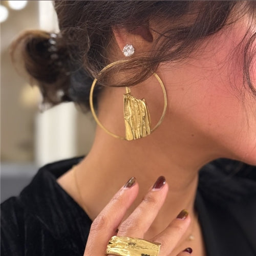 AW10 gold Earrings