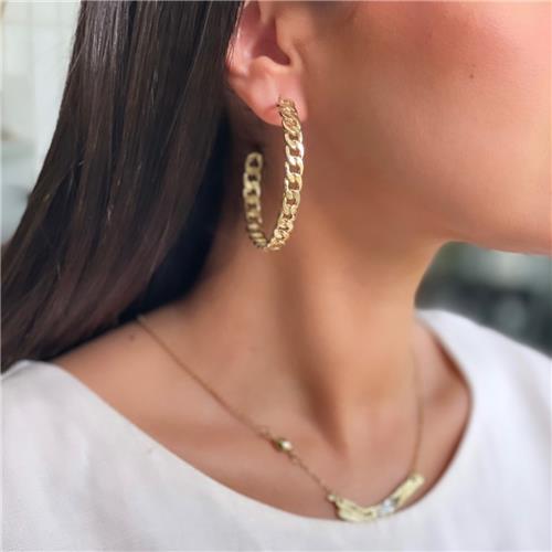 Chain hoop Earrings