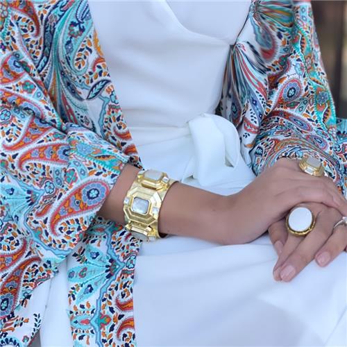 Irena mother of pearl Cuff