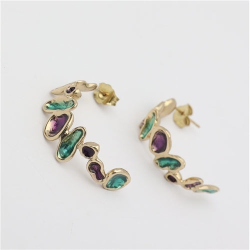 Velora Purple earrings