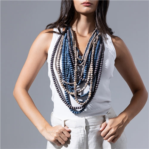 Denim Necklace