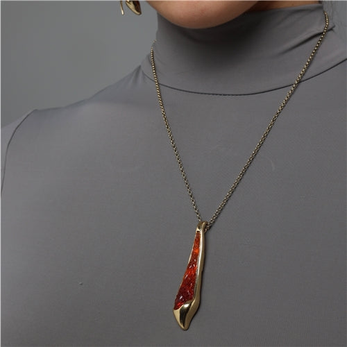 AW03 Red long necklace