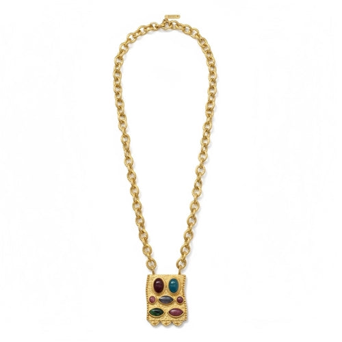 Multi Pierres Necklace