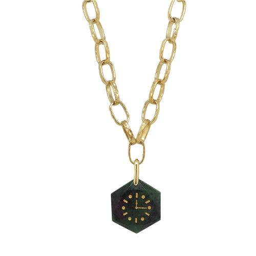 Timeless Ruby Zoisite Necklace