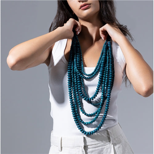Teal necklace