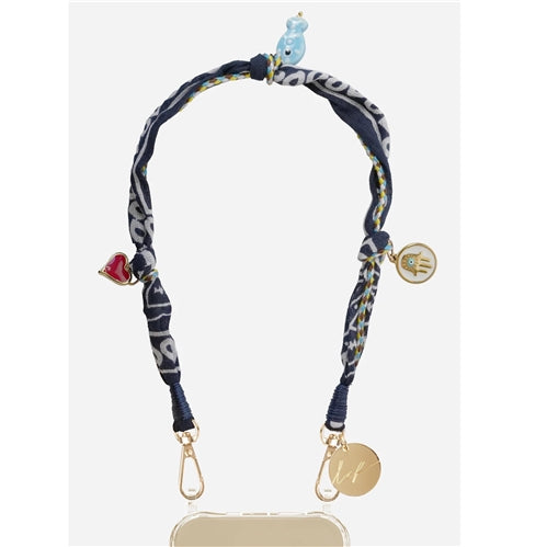 Blue charm bandana
