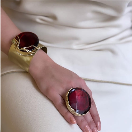 burgundy Ring